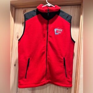 Coca-Cola Red Olympic Vest with Black Accents